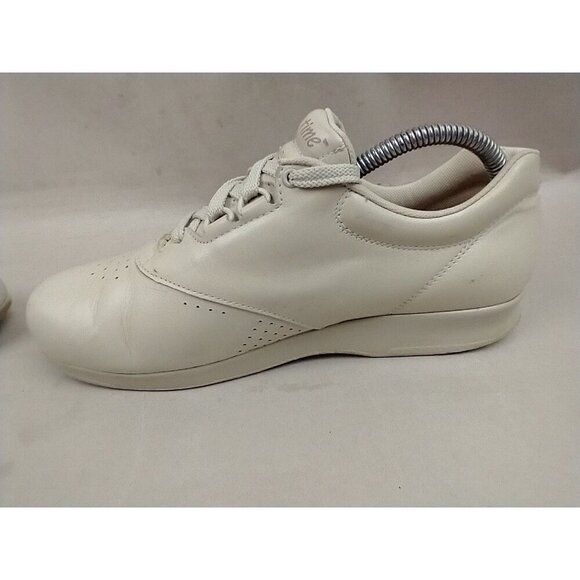 SAS Women's Free Time Shoe Size 9 Walking Casual Sneaker Mocha Beige Leather - Picture 6 of 10